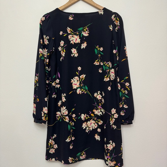 Lulus Herbaceous Babe Navy Floral Print Shift Dress Size Small - Picture 8 of 12